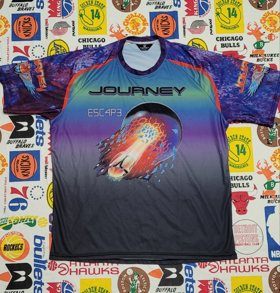 Vintage Journey Escape promotional graphic jersey t shirt